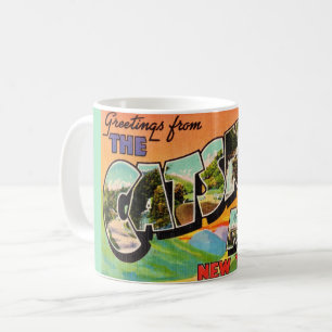 Caneca De Café Montanhas Catskill Vintage