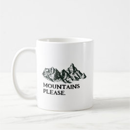Caneca De Café Montanhas chamando