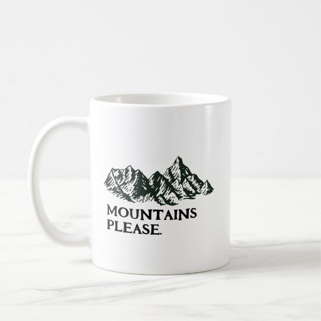 Caneca De Café Montanhas chamando (Esquerda)