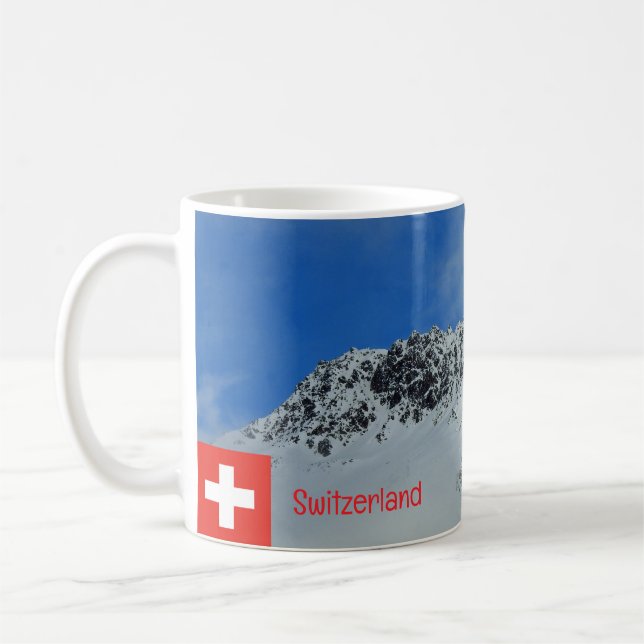 Caneca De Café montanhas da Suíça (Esquerda)