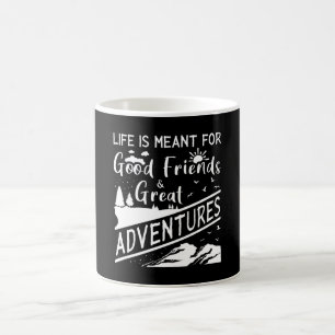 Caneca De Café Montanhas de Acampamento do Exterior à Natureza, 