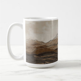 Caneca De Café Montanhas de Fumo Paisagem Cênica de Aventura