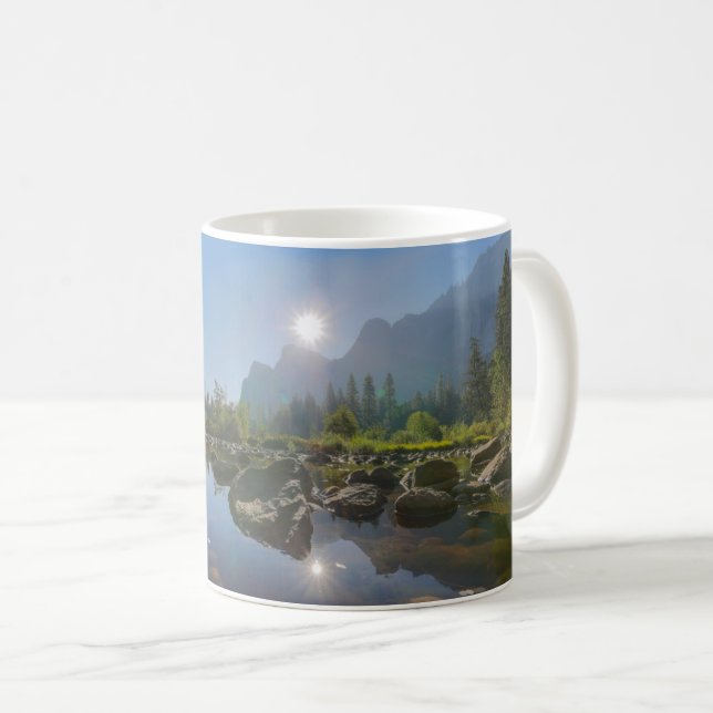 Caneca De Café Montanhas | El Capitan Yosemite Park, Califórnia (Frente Esquerda)