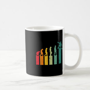 Caneca De Café Montanhas Evolutivas de Snowboard Esquiar Snowbobo