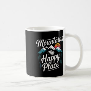 Caneca De Café Montanhas Meu Lugar Feliz Trilha da Montanha Camin