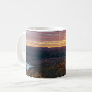 Caneca De Café Montanhas Ozark Autumn Sunset Coffee Mug