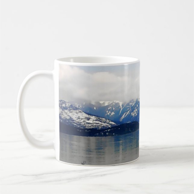 Caneca De Café Montanhas Pelo Lago (Esquerda)