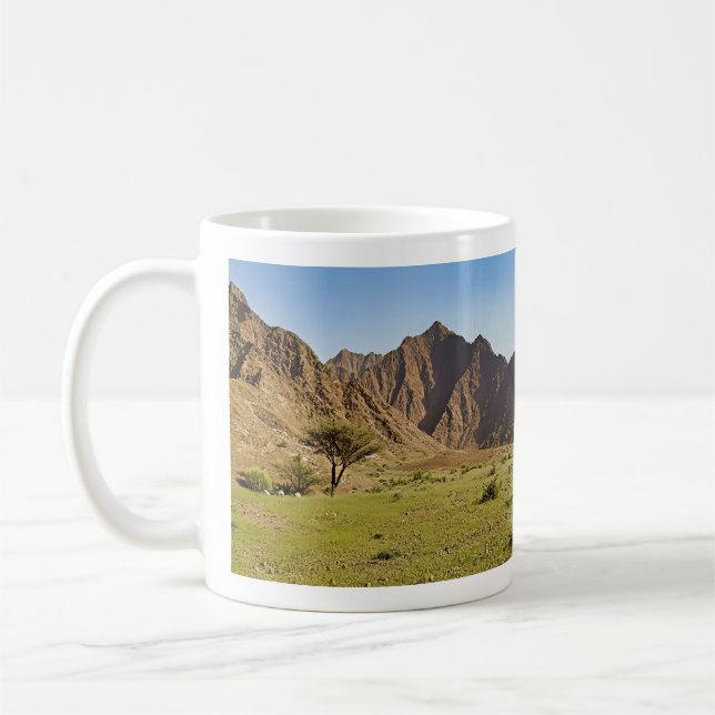 Caneca De Café Montanhas resistentes (Esquerda)