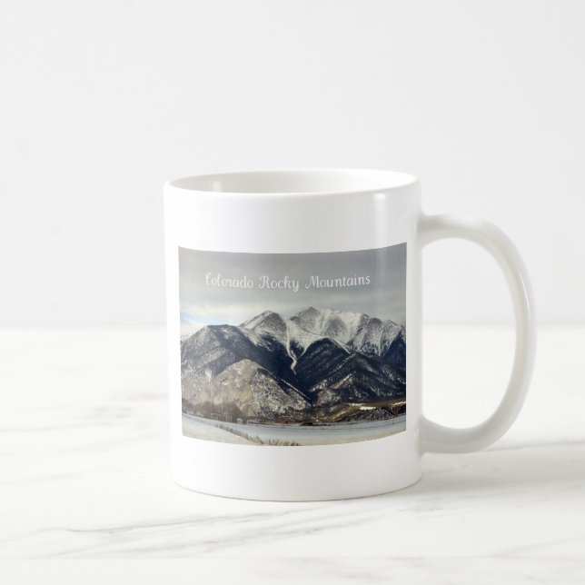 Caneca De Café Montanhas Rochosas, Colorado (Direita)