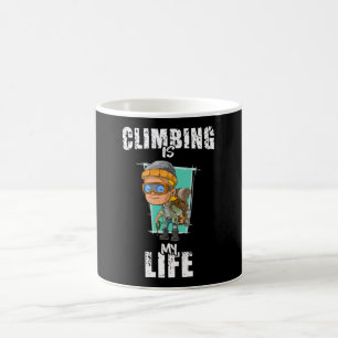 Caneca De Café Montanhas Rochosas Subindo na Ideia do Presente Cl