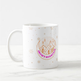 Caneca De Café Montanhas Snowy