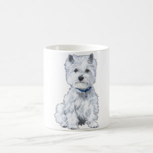 Caneca De Café Montanhas Terrier branco ocidentais