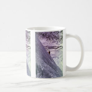 Caneca De Café Montanhista na cara sul de Annapurna, 5800
