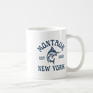 Caneca De Café Montauk Nova York Pesca Marlin Viagem Peixe Praia