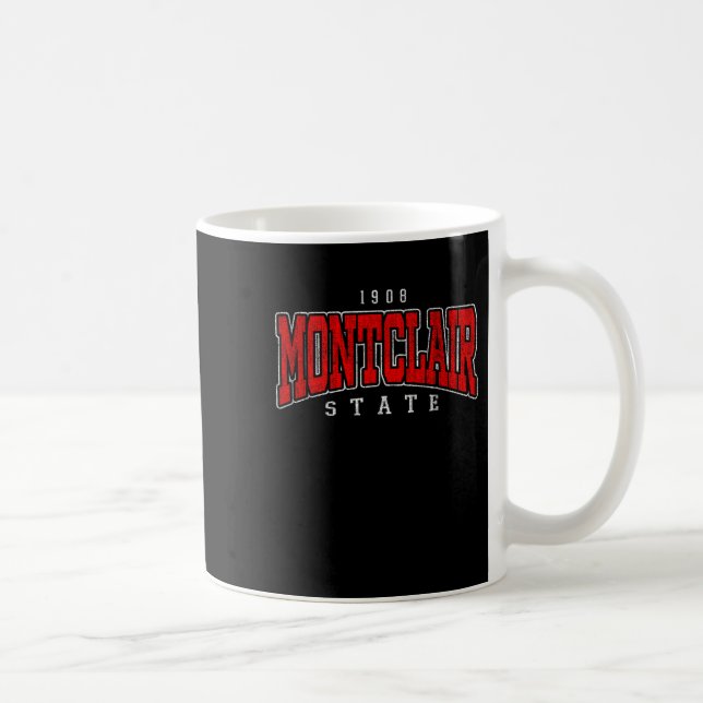 Caneca De Café Montclair Institute Of Technology Arch Retro Para  (Direita)