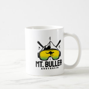 Caneca De Café Monte Buller Austrália Esqui Retro Esqui 