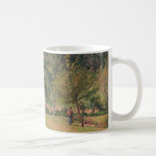 Caneca De Café Monte de feno de Camille Pissarro  , manhã, Eragn