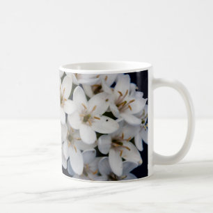 Caneca De Café Monte de flores brancas