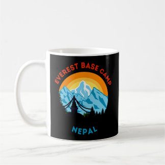 Caneca De Café Monte Everest Base Camp Nepal Montando Hiker Subid