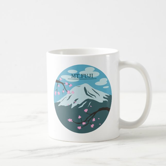 Caneca De Café Monte Fuji (Direita)