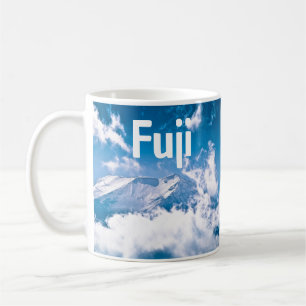 Caneca De Café Monte Fuji, nas nuvens, Japão