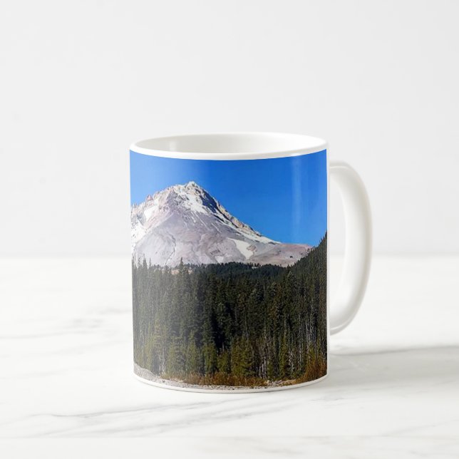 Caneca De Café Monte Hood, Oregon (Frente Esquerda)