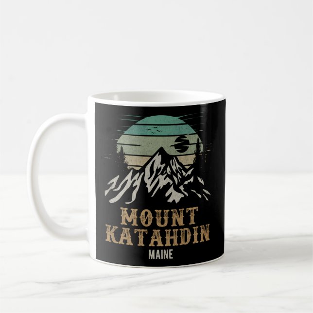Caneca De Café Monte Katahdin National Park Merchandise Hiking Mt (Esquerda)