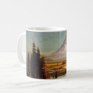 Caneca De Café Monte Rainier, pintura por Albert Bierstadt,