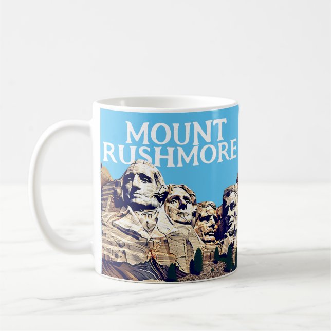 Caneca De Café Monte Rushmore Mug (Esquerda)