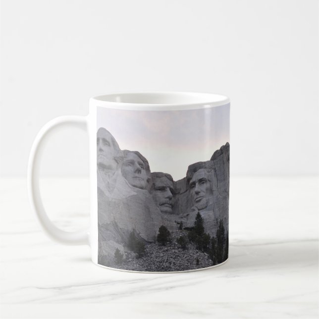 Caneca De Café Monte Rushmore Mug por Janz (Esquerda)