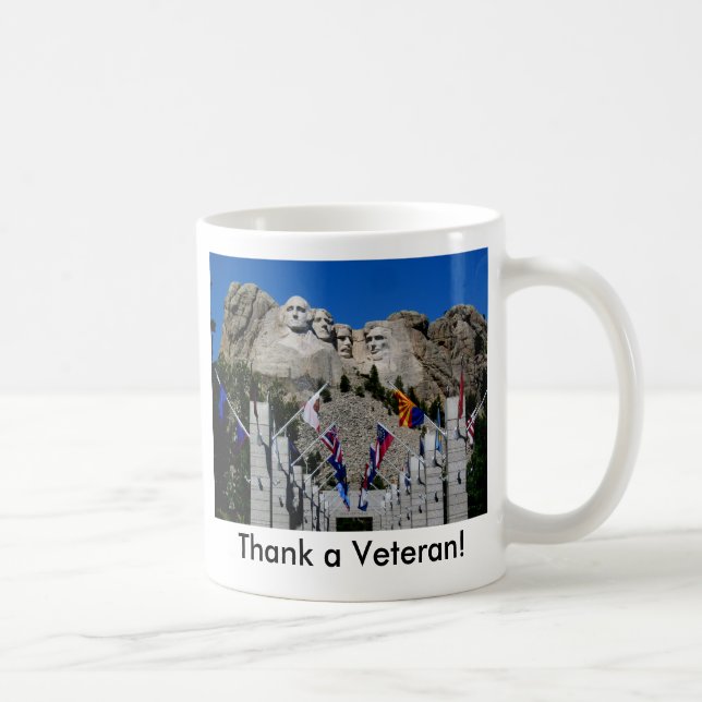 Caneca De Café Monte Rushmore South Dakota Souvenir (Direita)