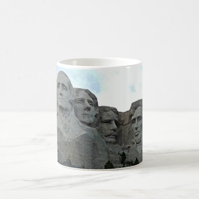 Caneca De Café Monte Rushmore Tribute Love (Centro)