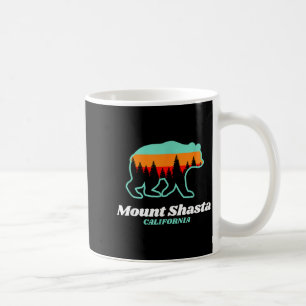 Caneca De Café Monte Shasta Califórnia esquiando snowboard urso