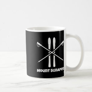 Caneca De Café Monte Sunapee New Hampshire Esqui Descida Nórdico