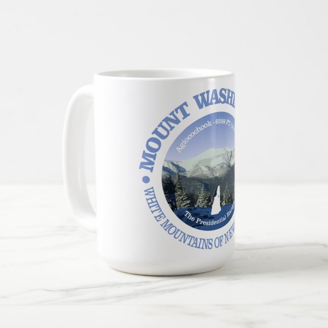 Caneca De Café Monte Washington (Frente Esquerda)
