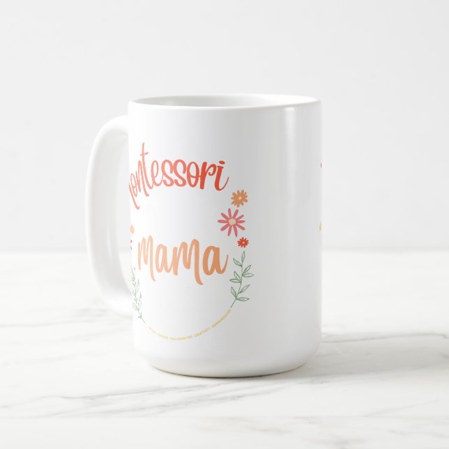 Caneca De Café Montessori mama (Frente Esquerda)