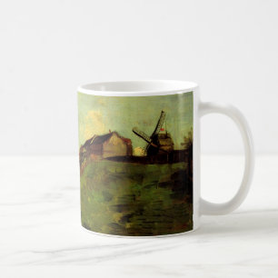 Caneca De Café Montmartre: Quarry, os Mills de Vincent van Gogh