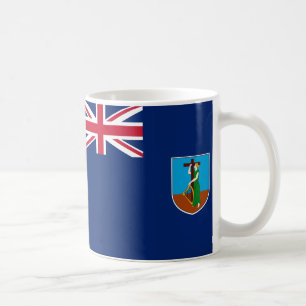 Caneca De Café Montserrat Flag Cerâmica Mug