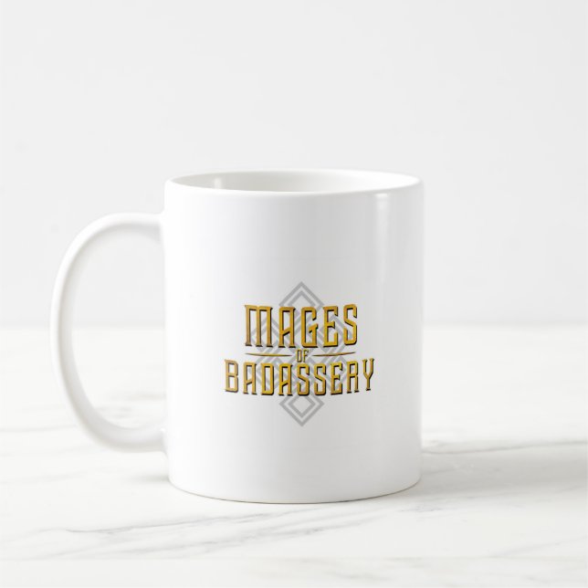 Caneca De Café Monty & Strong - Mages of Badassery Mug (Esquerda)