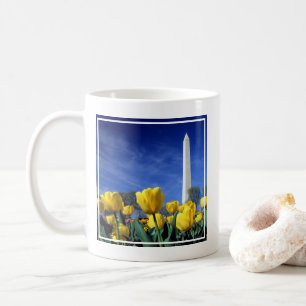Caneca De Café Monumentos Monumento a Washington em Primavera