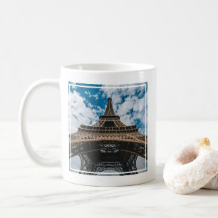 Caneca De Café Monumentos   Olhando para a Torre Eiffel
