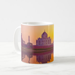 Caneca De Café Monumentos Taj Mahal à Sunset