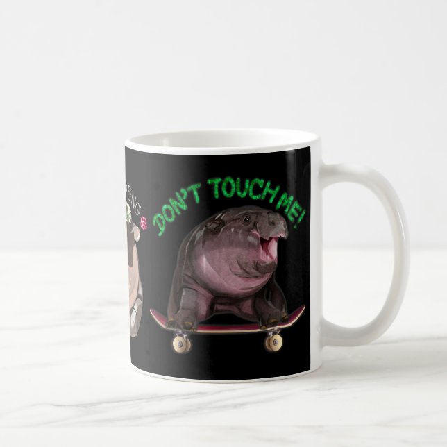Caneca De Café Moo Deng Hippo da Tailândia (Direita)