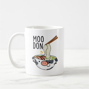 Caneca De Café Moo-don Funny Udon Pun