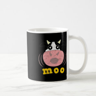 Caneca De Café Moo Vaca Animais De Criação Engraçados Agricultore