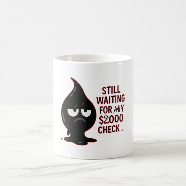 Caneca De Café Mood Matinal: Café Primeiro, Salário Depois (Centro)