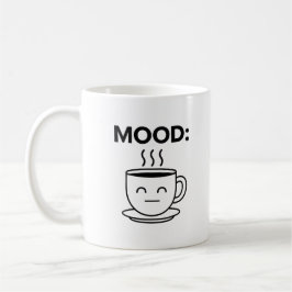 Caneca De Café Mood Mugged — Rosto Mudado
