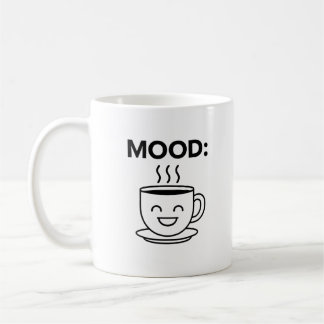 Caneca De Café Mood Mugged — Smiley face Grande