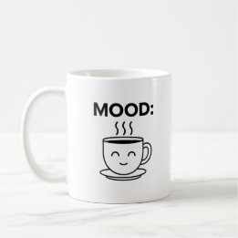 Caneca De Café Mood Mugged — Smiley face Suave