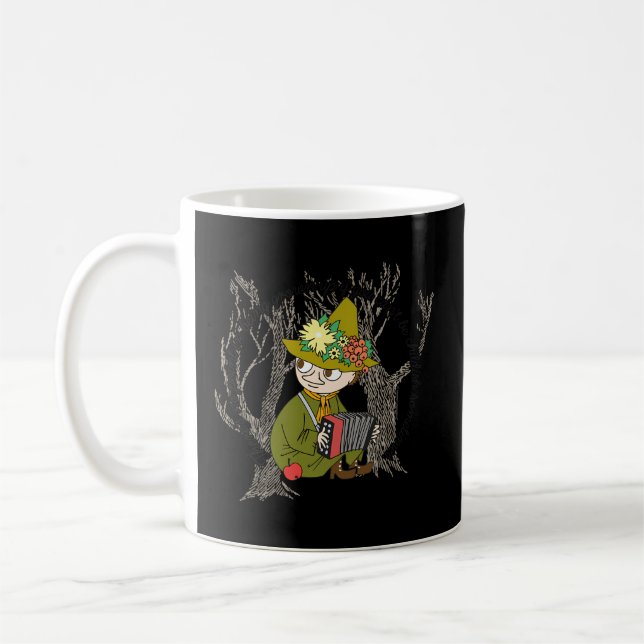 Caneca De Café Moomins Snufkin Com Accordion (Esquerda)